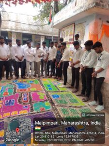 *कृषिदुतांकडून माळपिंपरीत प्रजासत्ताक दिन उत्साहात साजरा.*